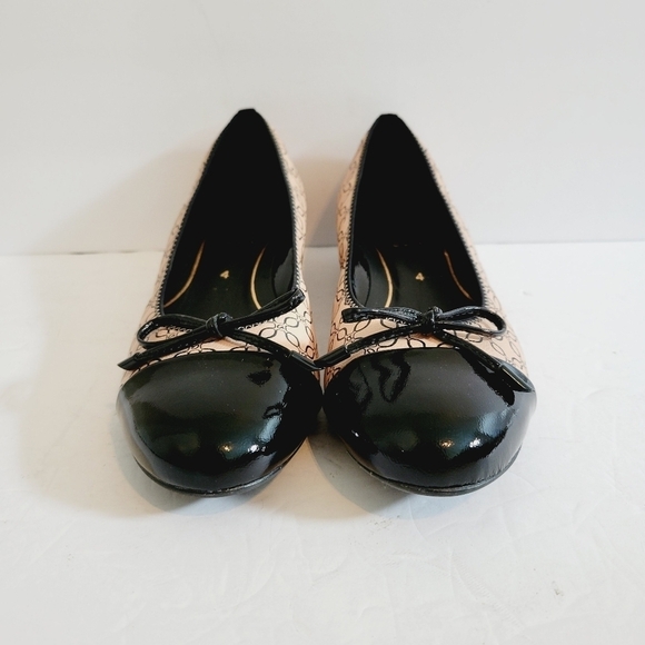 NEW Ara Ballet Flats Bow Toe Shoes Size 6.5 US - Picture 3 of 6